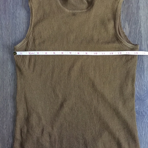 Zara Knit Set Top and Skirt in Matt Gold - Picture 12 of 16